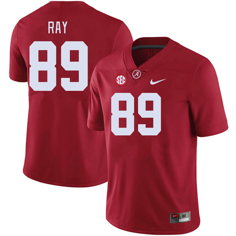 #89 LaBryan Ray Alabama Crimson Tide Jerseys Football Stitched-Crimson